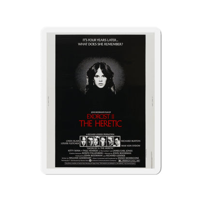 EXORCIST II THE HERETIC 1977 Movie Poster - Die-Cut Magnet-2" x 2"-The Sticker Space