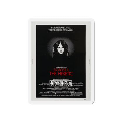 EXORCIST II THE HERETIC 1977 Movie Poster - Die-Cut Magnet-6 × 6"-The Sticker Space