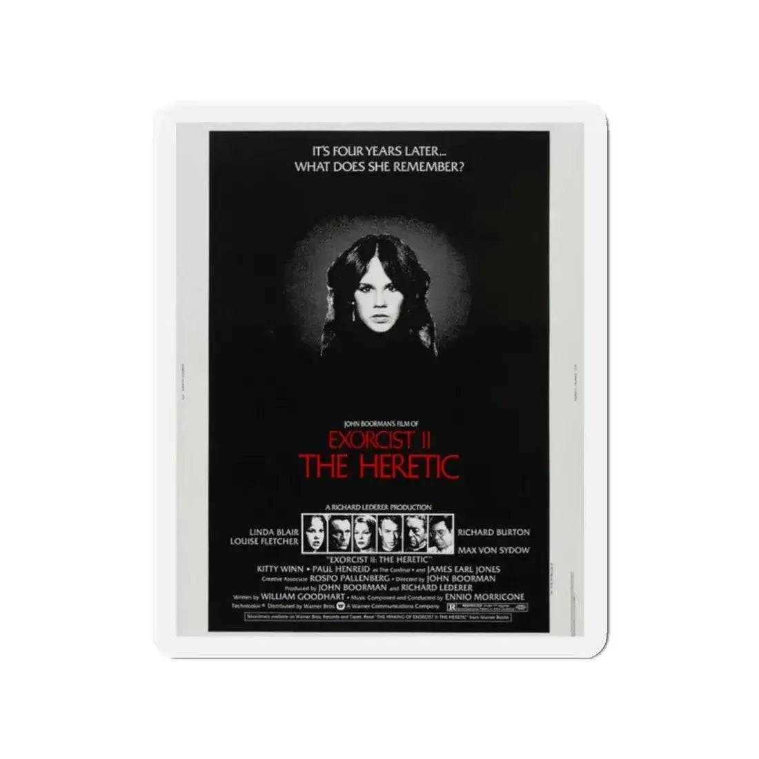 EXORCIST II THE HERETIC 1977 Movie Poster - Refrigerator Magnet 2 Inch - The Sticker Space