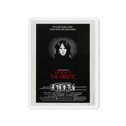 EXORCIST II THE HERETIC 1977 Movie Poster - Refrigerator Magnet 3 Inch - The Sticker Space