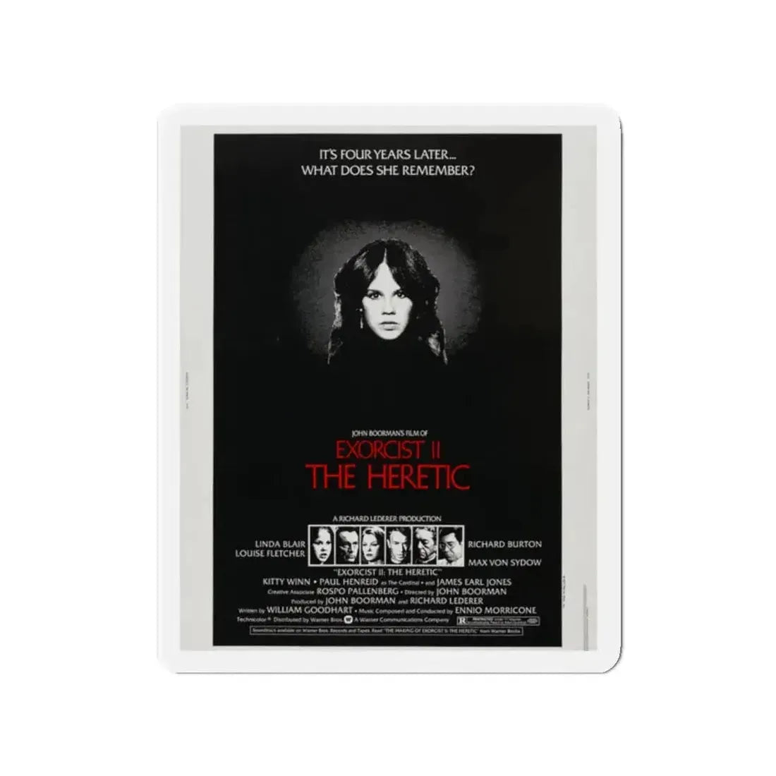 EXORCIST II THE HERETIC 1977 Movie Poster - Refrigerator Magnet - The Sticker Space