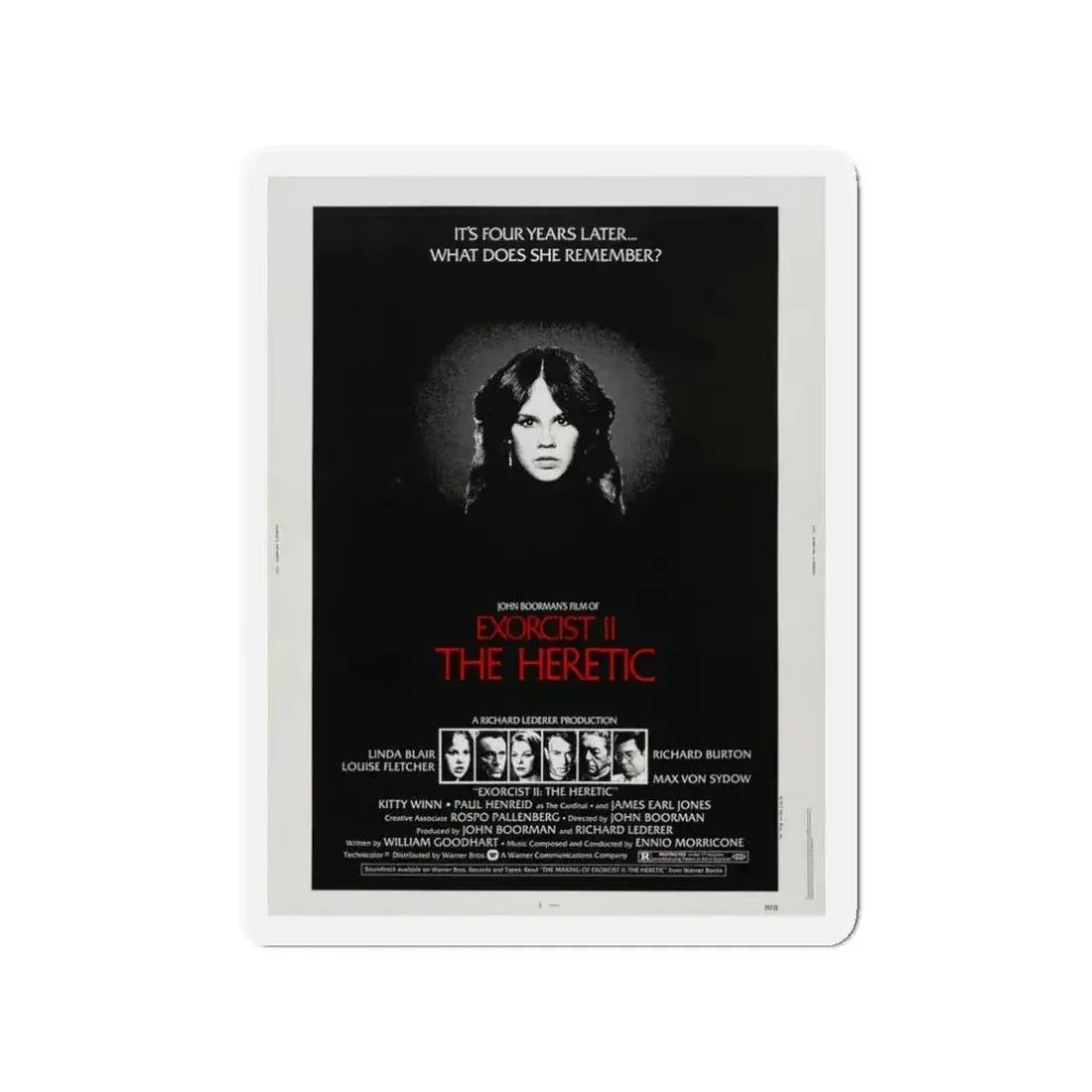 EXORCIST II THE HERETIC 1977 Movie Poster - Refrigerator Magnet - The Sticker Space