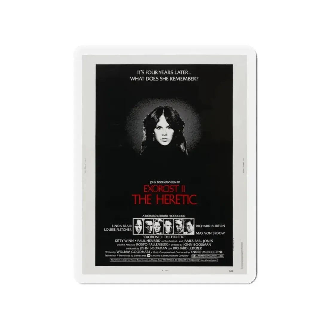 EXORCIST II THE HERETIC 1977 Movie Poster - Refrigerator Magnet - The Sticker Space