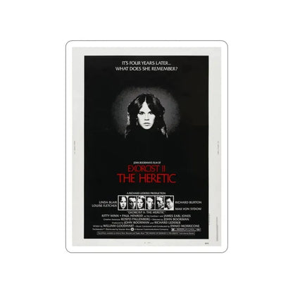 EXORCIST II THE HERETIC 1977 Movie Poster STICKER Vinyl Die-Cut Decal 2 Inch - The Sticker Space