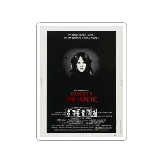 EXORCIST II THE HERETIC 1977 Movie Poster STICKER Vinyl Die-Cut Decal 2 Inch - The Sticker Space