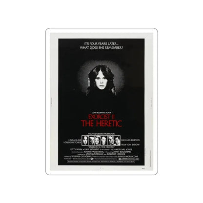 EXORCIST II THE HERETIC 1977 Movie Poster STICKER Vinyl Die-Cut Decal 3 Inch - The Sticker Space
