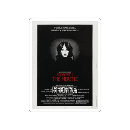 EXORCIST II THE HERETIC 1977 Movie Poster STICKER Vinyl Die-Cut Decal 5 Inch - The Sticker Space