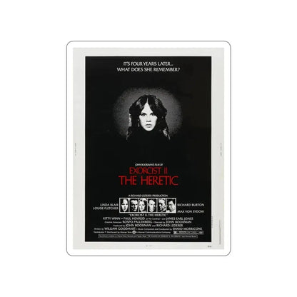 EXORCIST II THE HERETIC 1977 Movie Poster STICKER Vinyl Die-Cut Decal - The Sticker Space