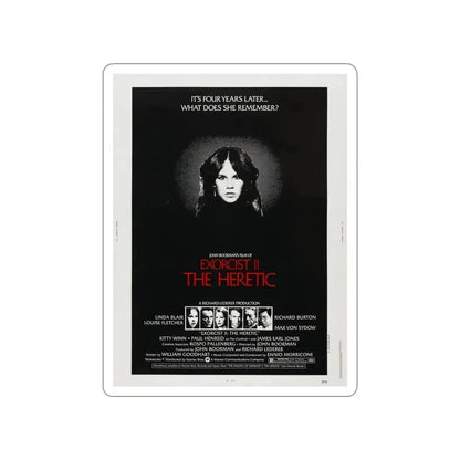 EXORCIST II THE HERETIC 1977 Movie Poster STICKER Vinyl Die-Cut Decal - The Sticker Space