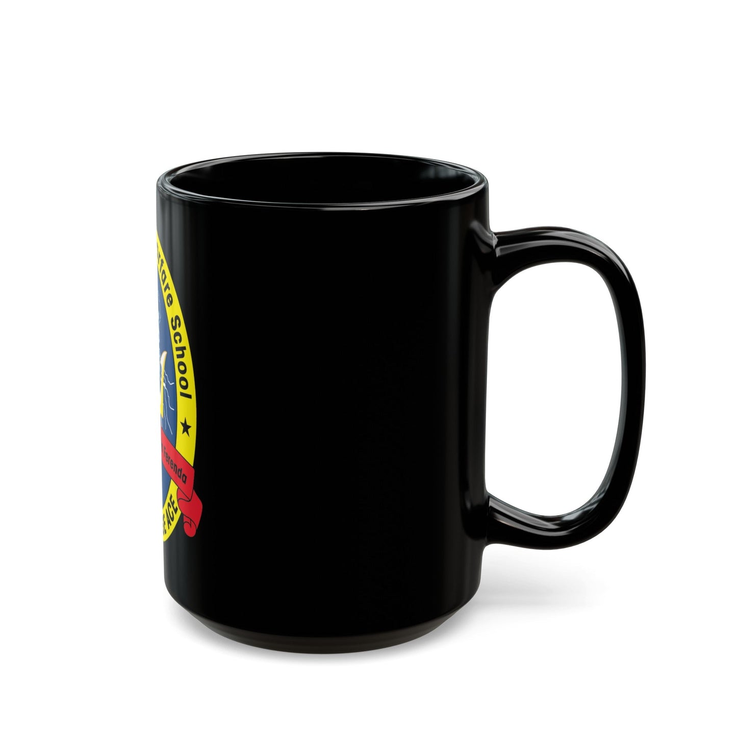 Exp War School (USMC) Black Coffee Mug-The Sticker Space