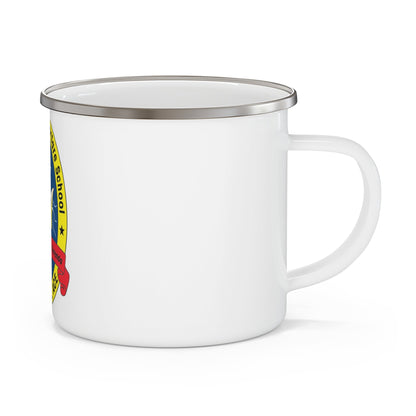 Exp War School (USMC) Enamel Mug-12oz-The Sticker Space