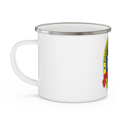 Exp War School (USMC) Enamel Mug-12oz-The Sticker Space