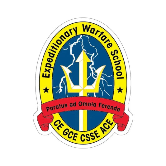Exp War School (USMC) STICKER Vinyl Die-Cut Decal 6 Inch - The Sticker Space