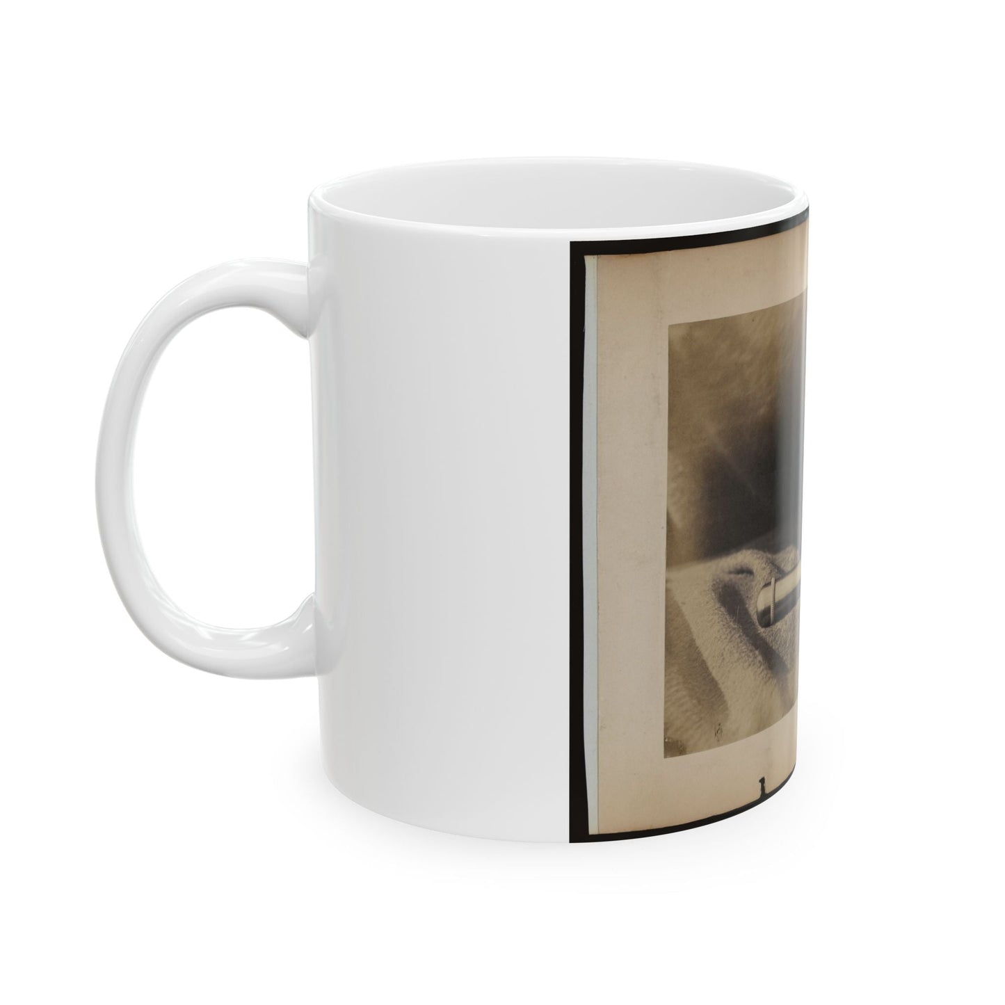 Expedients For Crossing Streams, Pocket Auger Used To Construct The Frames Of The Blanket Boats (U.S. Civil War) White Coffee Mug