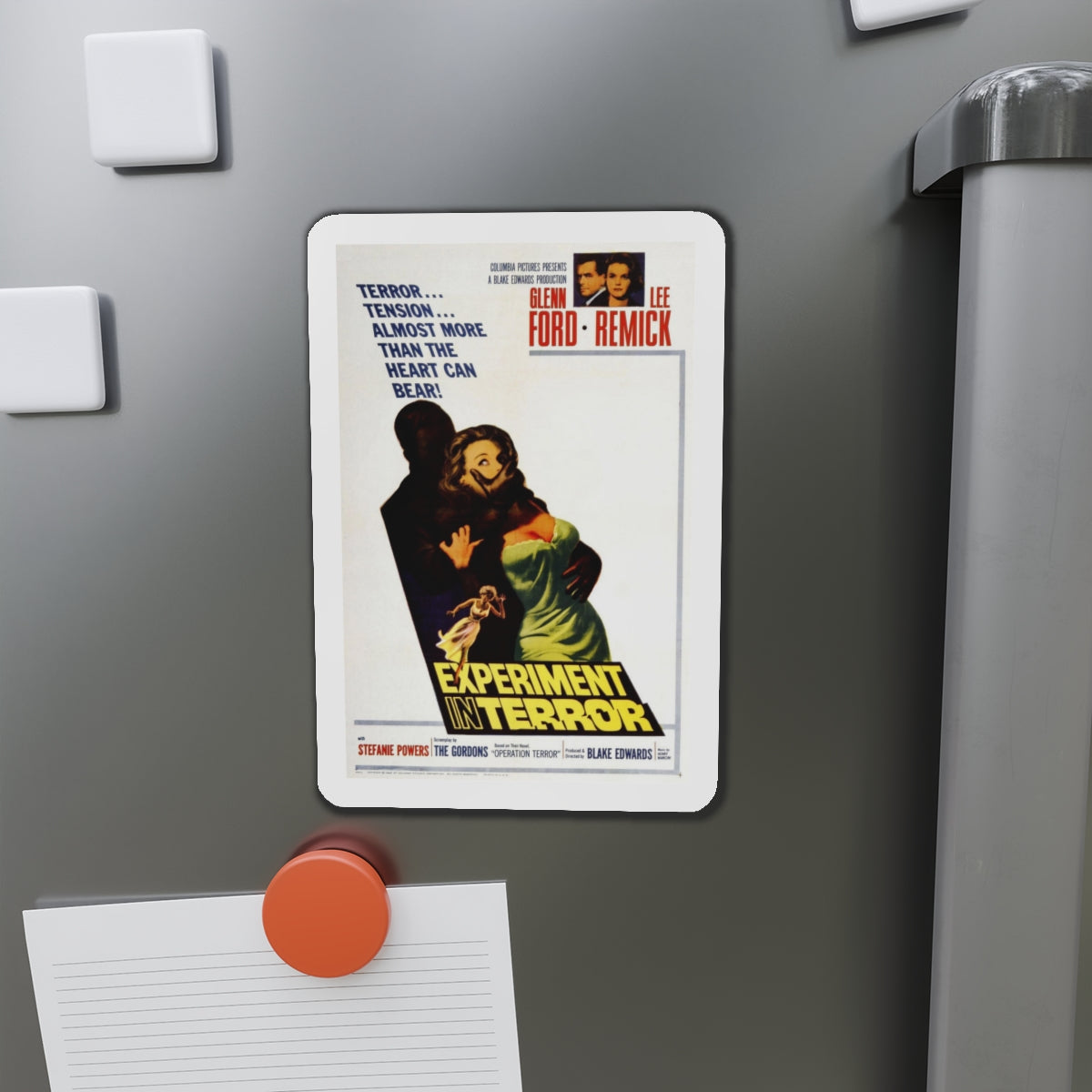 EXPERIMENT IN TERROR 1962 Movie Poster - Die-Cut Magnet-The Sticker Space