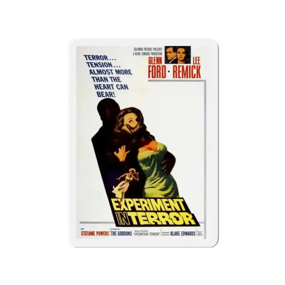 EXPERIMENT IN TERROR 1962 Movie Poster - Refrigerator Magnet - The Sticker Space