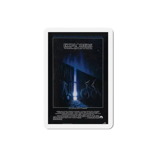 Explorers 1985 Movie Poster Refrigerator Magnet 2 Inch - The Sticker Space
