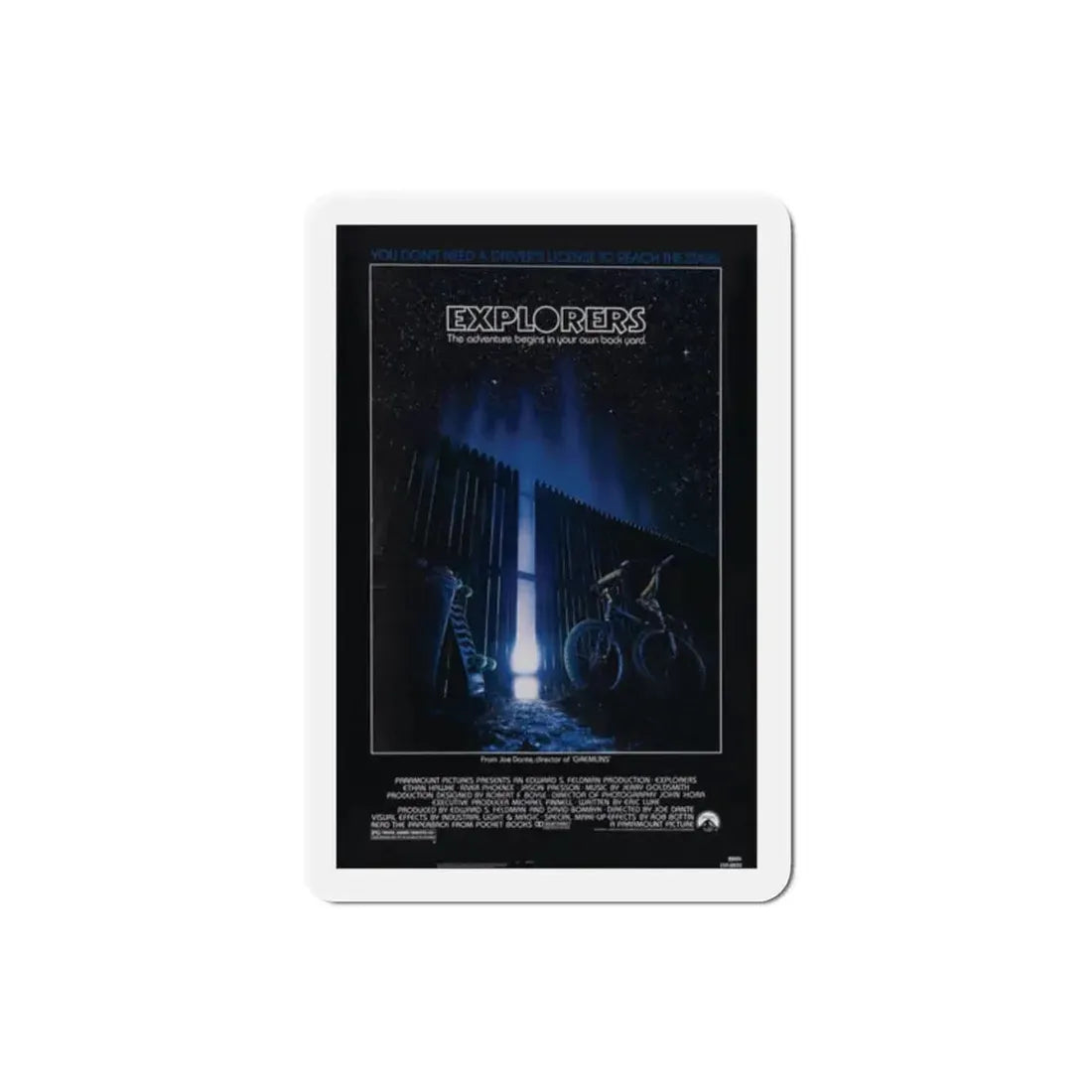 Explorers 1985 Movie Poster Refrigerator Magnet 2 Inch - The Sticker Space