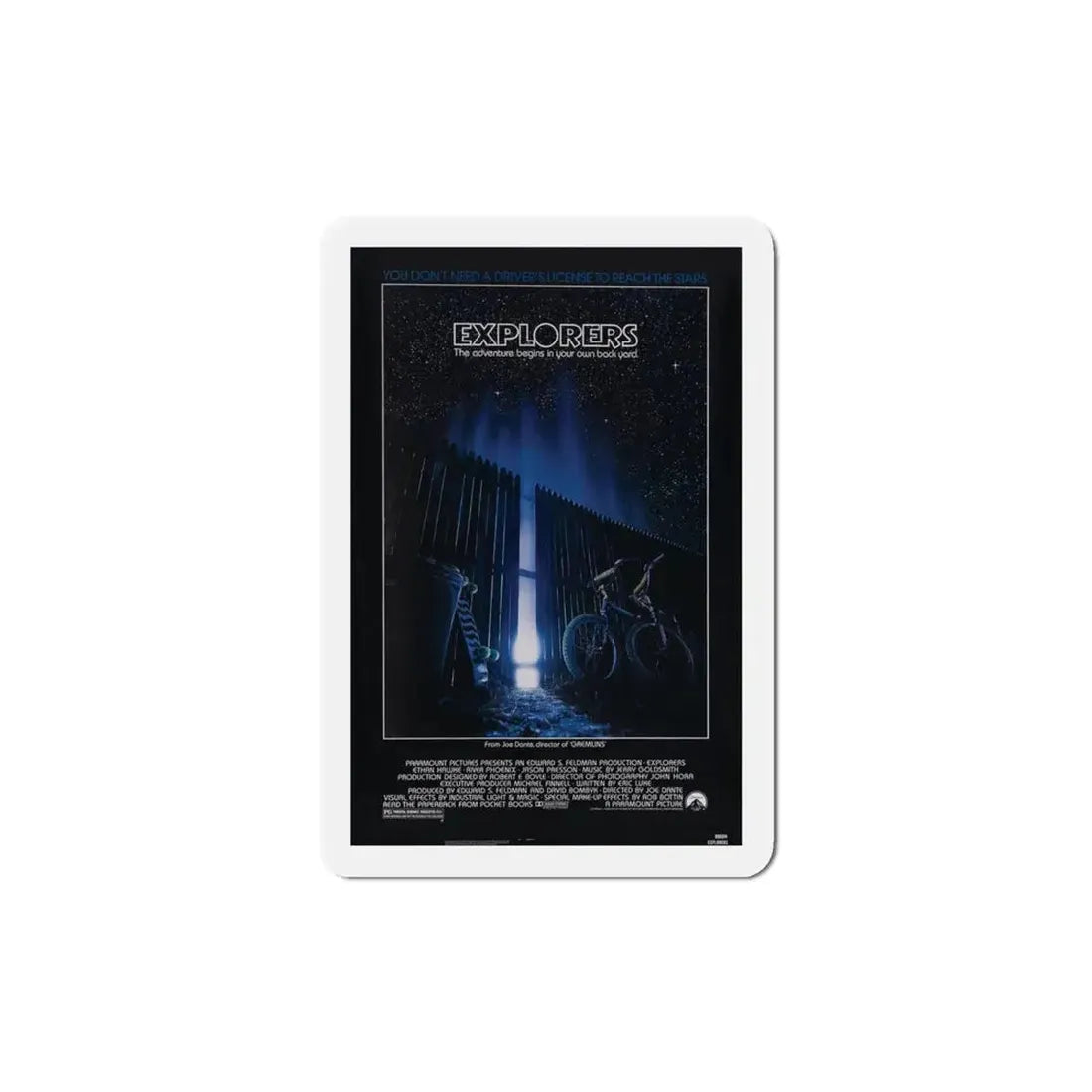 Explorers 1985 Movie Poster Refrigerator Magnet 4 Inch - The Sticker Space