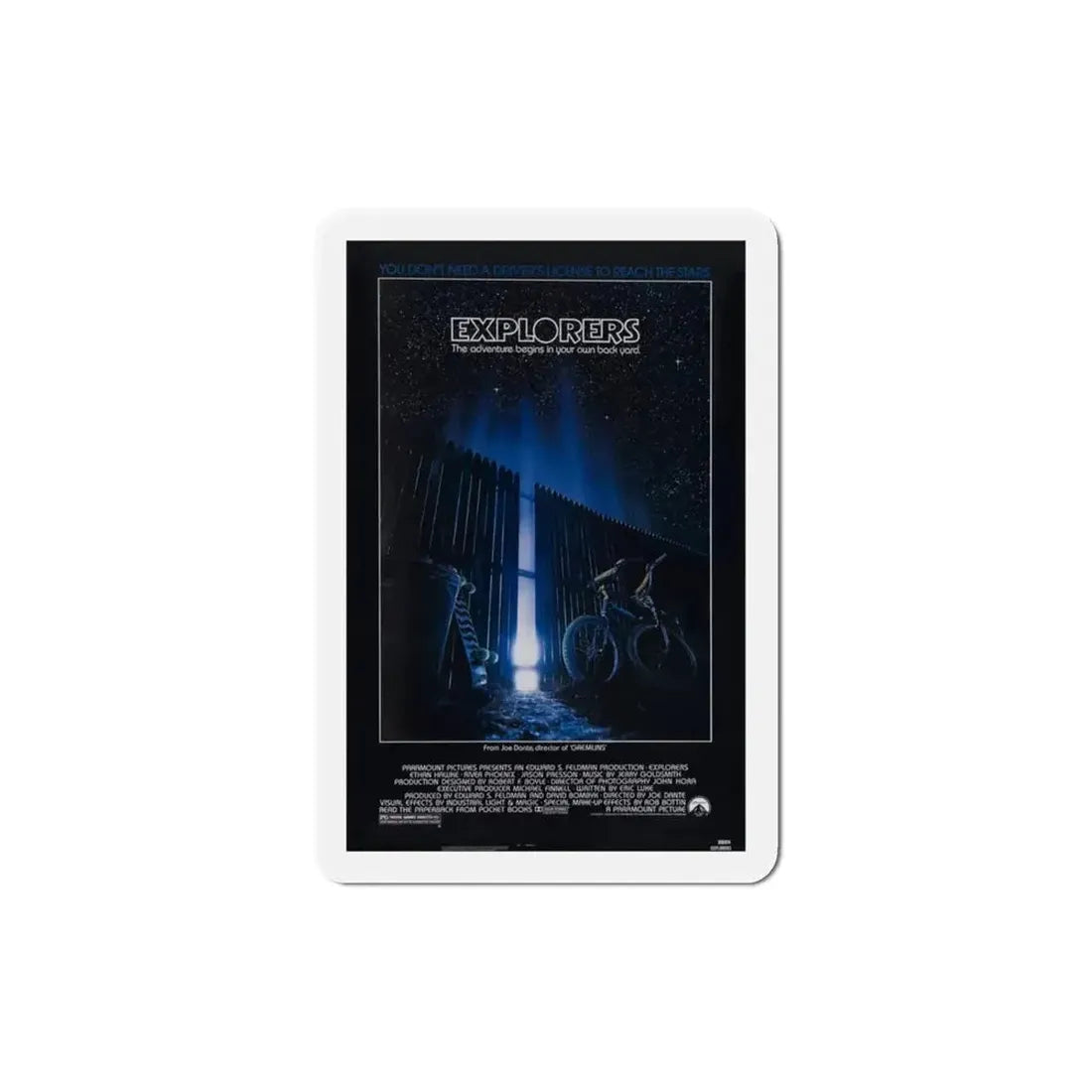 Explorers 1985 Movie Poster Refrigerator Magnet - The Sticker Space