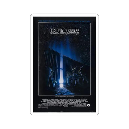 Explorers 1985 Movie Poster STICKER Vinyl Die-Cut Decal 5 Inch - The Sticker Space