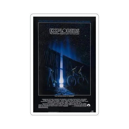 Explorers 1985 Movie Poster STICKER Vinyl Die-Cut Decal 6 Inch - The Sticker Space