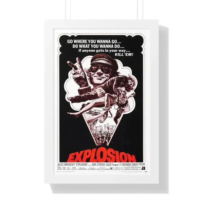 EXPLOSION 1969 - Framed Movie Poster 16″ x 24″ White - The Sticker Space
