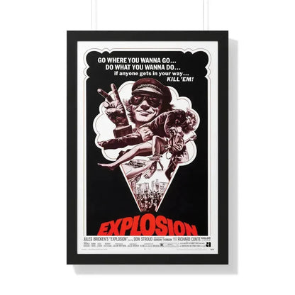 EXPLOSION 1969 - Framed Movie Poster 20" x 30" Black - The Sticker Space