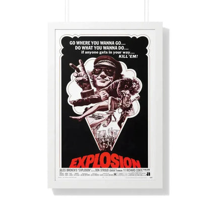 EXPLOSION 1969 - Framed Movie Poster 20" x 30" White - The Sticker Space