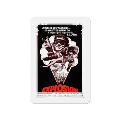 EXPLOSION 1969 Movie Poster - Refrigerator Magnet 4 Inch - The Sticker Space