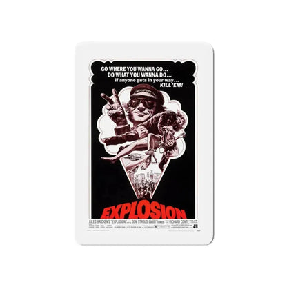 EXPLOSION 1969 Movie Poster - Refrigerator Magnet 6 Inch - The Sticker Space