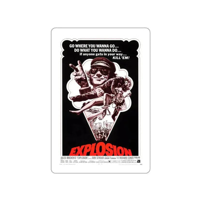 EXPLOSION 1969 Movie Poster STICKER Vinyl Die-Cut Decal - The Sticker Space