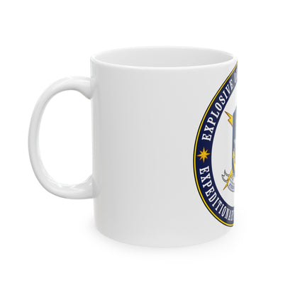 Explosive Ordnance Disposal Unit Two (U.S. Navy) White Coffee Mug-The Sticker Space