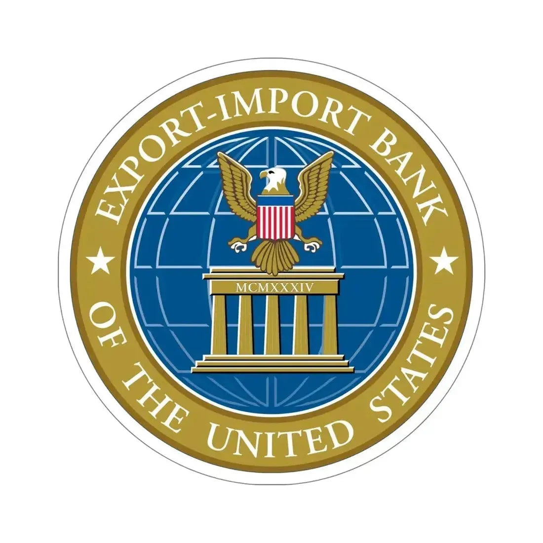 Export Import Bank of the United States STICKER Vinyl Die-Cut Decal - The Sticker Space