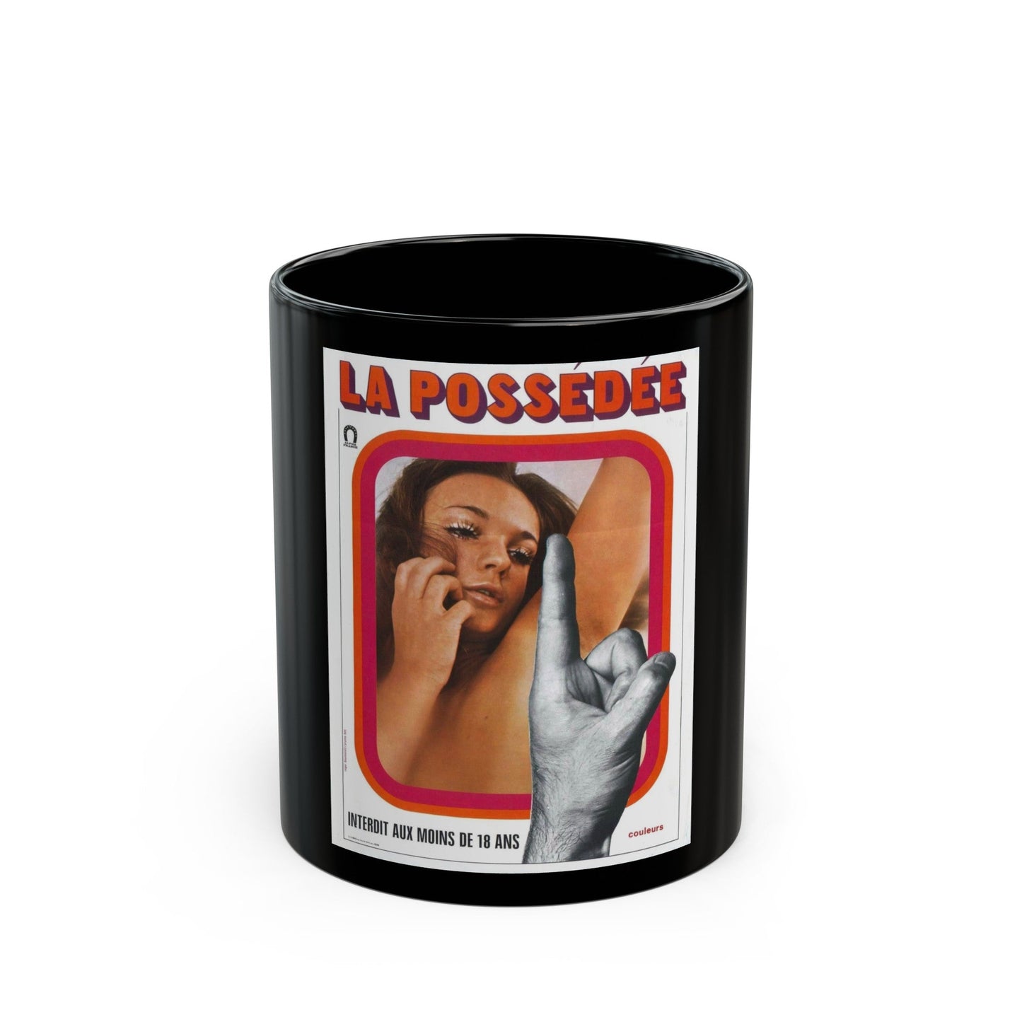 EXPOSED 1971 Movie Poster - Black Coffee Mug-11oz-The Sticker Space