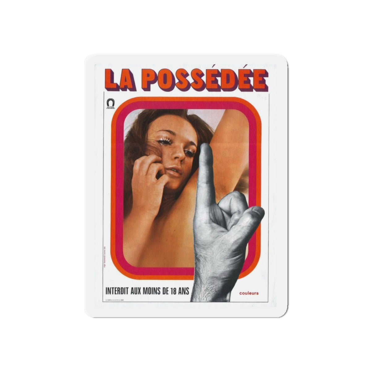 EXPOSED 1971 Movie Poster - Die-Cut Magnet-5" x 5"-The Sticker Space