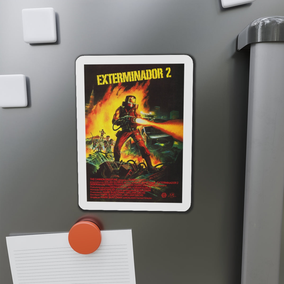 EXTERMINATOR 2 1984 Movie Poster - Die-Cut Magnet-The Sticker Space