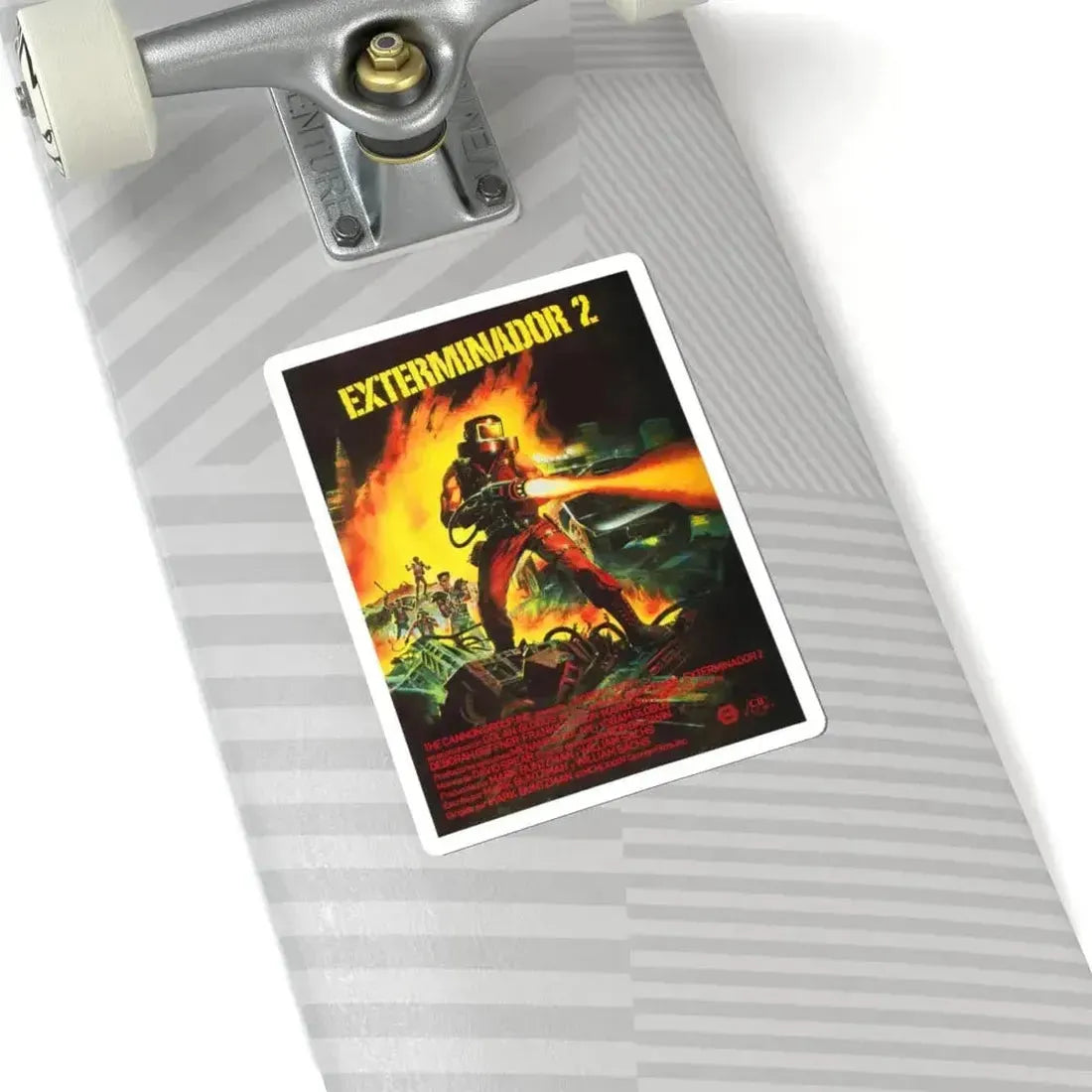 EXTERMINATOR 2 1984 Movie Poster - STICKER Vinyl Kiss-Cut Decal - The Sticker Space