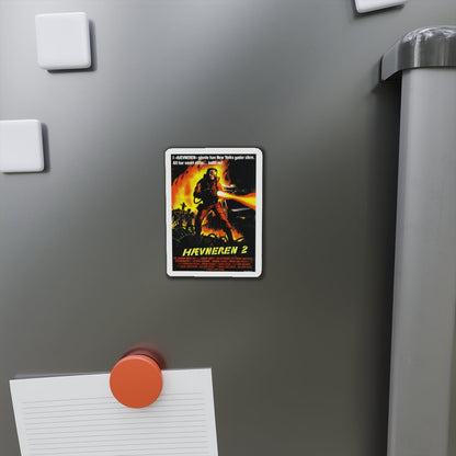 EXTERMINATOR II (DANISH) 1984 Movie Poster - Die-Cut Magnet-The Sticker Space