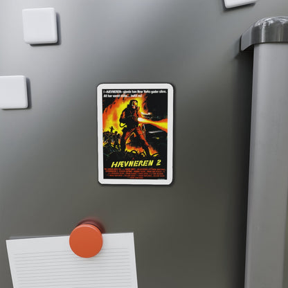 EXTERMINATOR II (DANISH) 1984 Movie Poster - Die-Cut Magnet-The Sticker Space