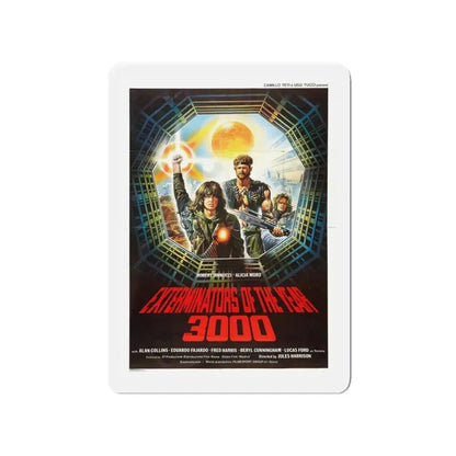 EXTERMINATORS OF THE YEAR 3000 1983 Movie Poster - Refrigerator Magnet 4 Inch - The Sticker Space