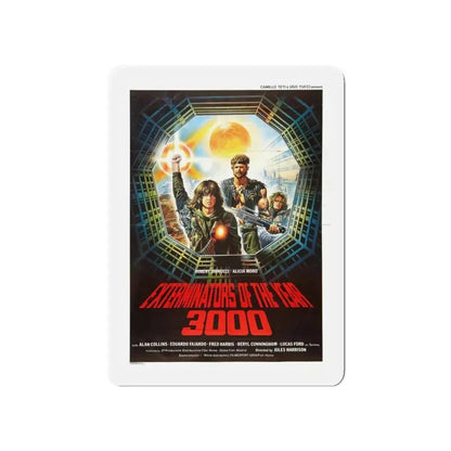 EXTERMINATORS OF THE YEAR 3000 1983 Movie Poster - Refrigerator Magnet 5 Inch - The Sticker Space