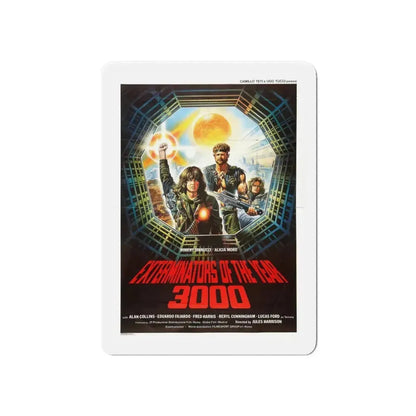 EXTERMINATORS OF THE YEAR 3000 1983 Movie Poster - Refrigerator Magnet 6 Inch - The Sticker Space