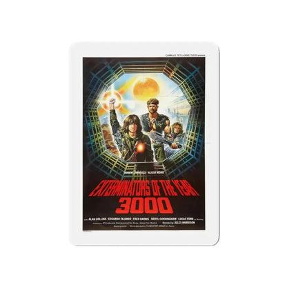 EXTERMINATORS OF THE YEAR 3000 1983 Movie Poster - Refrigerator Magnet - The Sticker Space