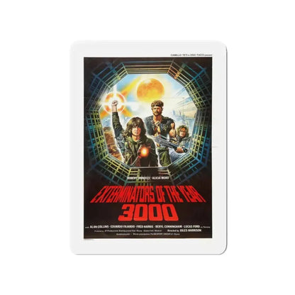 EXTERMINATORS OF THE YEAR 3000 1983 Movie Poster - Refrigerator Magnet - The Sticker Space