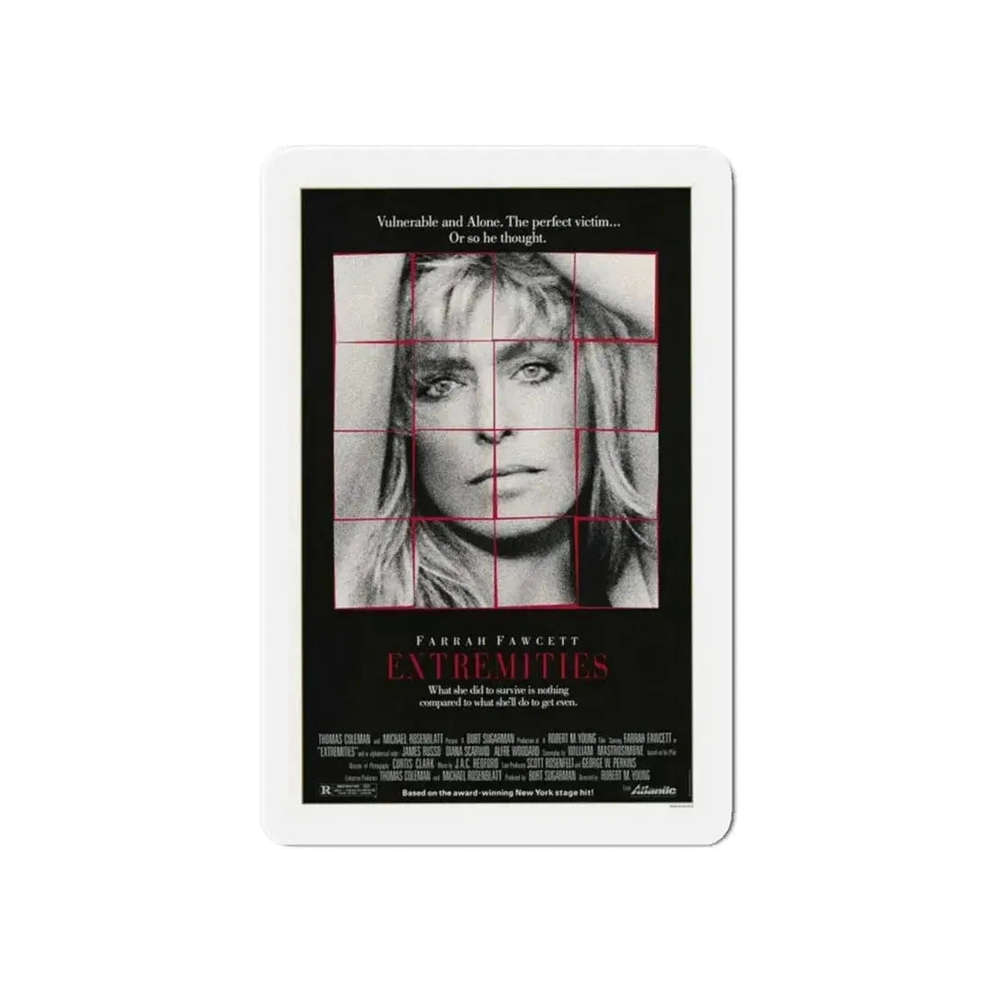 EXTREMITIES 1966 Movie Poster - Refrigerator Magnet 6 Inch - The Sticker Space