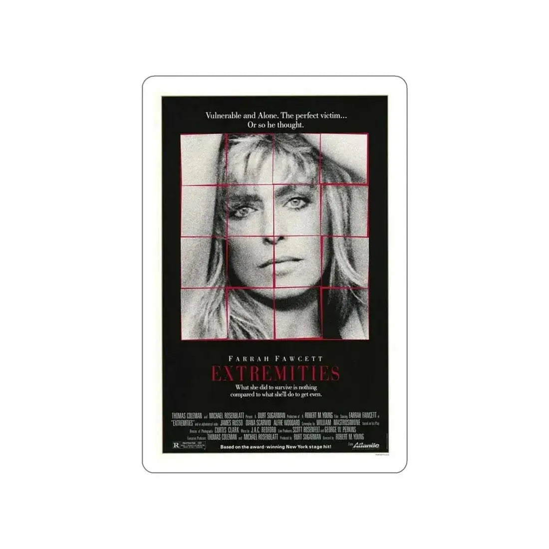 EXTREMITIES 1966 Movie Poster STICKER Vinyl Die-Cut Decal 6 Inch - The Sticker Space