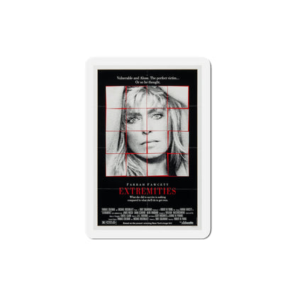 Extremities 1986 Movie Poster Die-Cut Magnet-3" x 3"-The Sticker Space