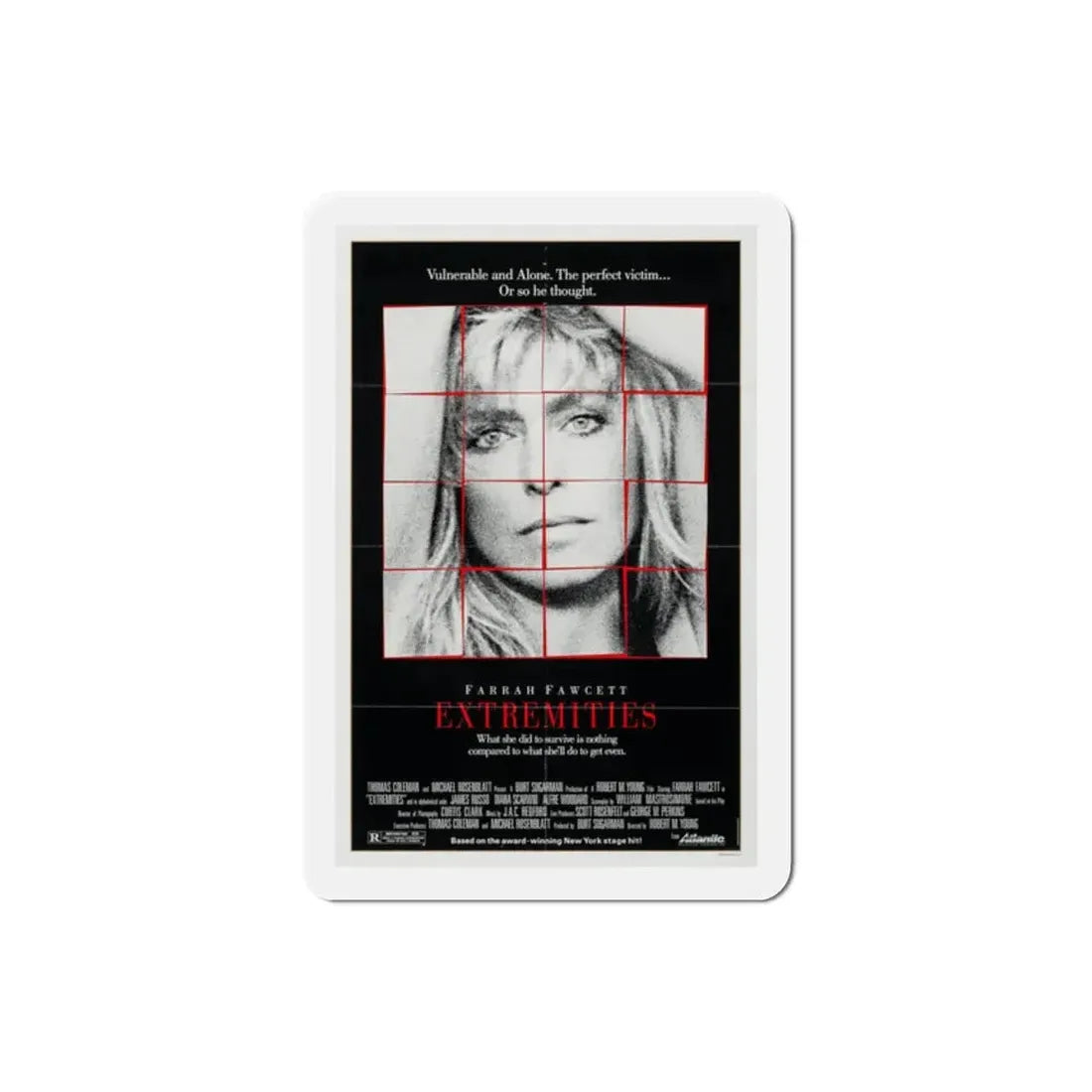 Extremities 1986 Movie Poster Refrigerator Magnet 2 Inch - The Sticker Space