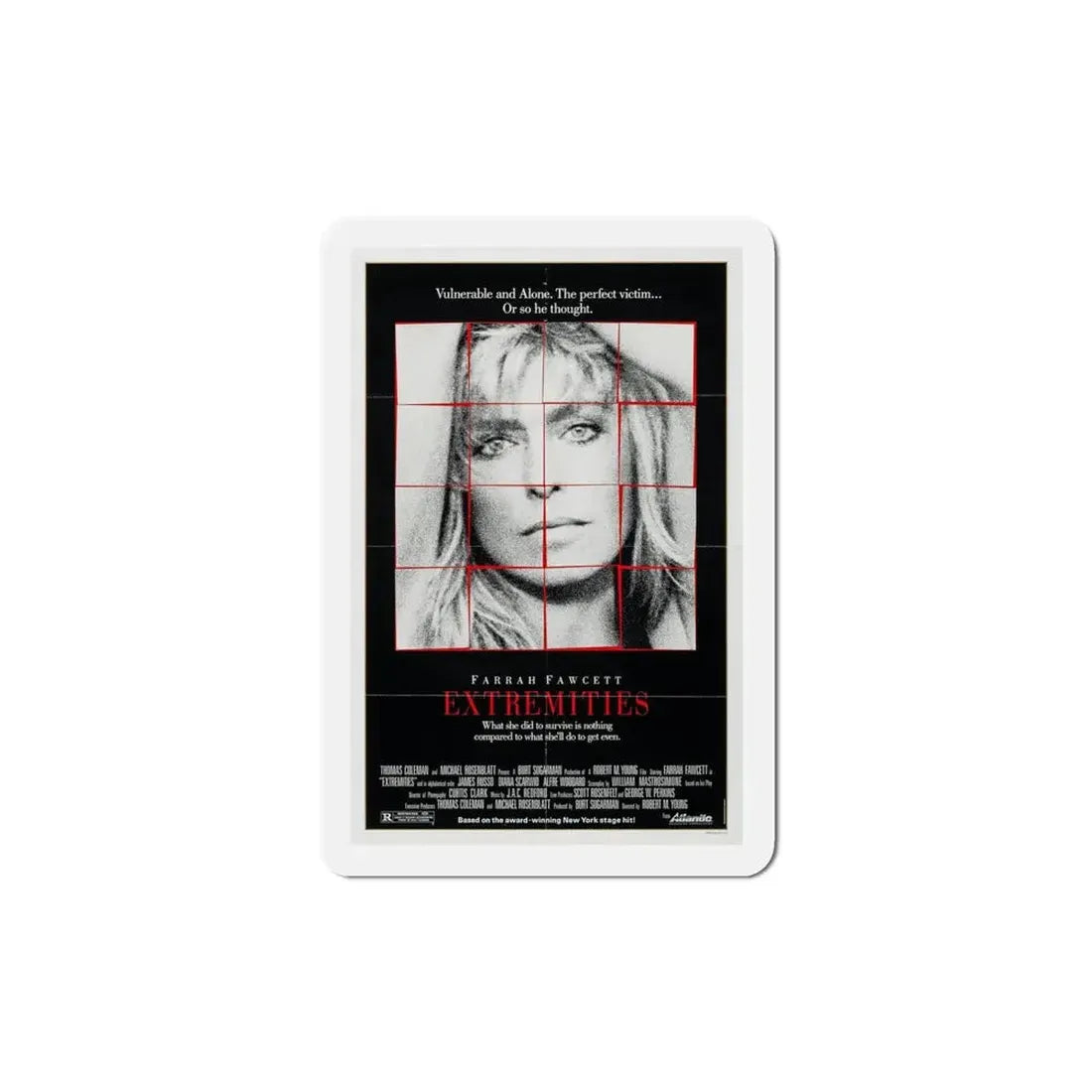 Extremities 1986 Movie Poster Refrigerator Magnet 4 Inch - The Sticker Space